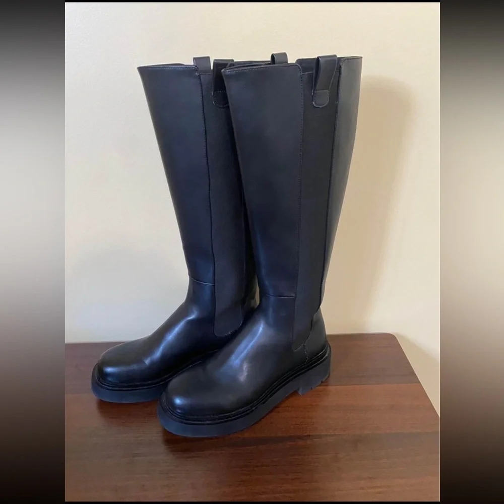 H&M Faux Leather Boots - Picture 8 of 9